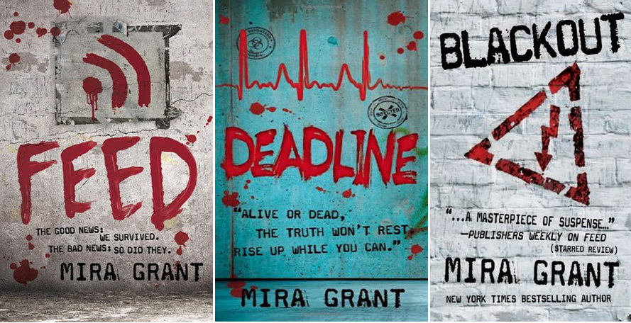 Newsflesh Trilogy Book Covers